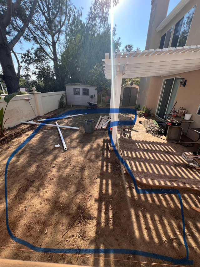 Cement driveway design, ensuring durability and smooth access.