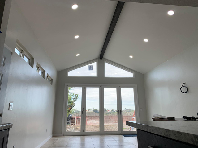 Home addition with extra room, designed for more space and comfort.